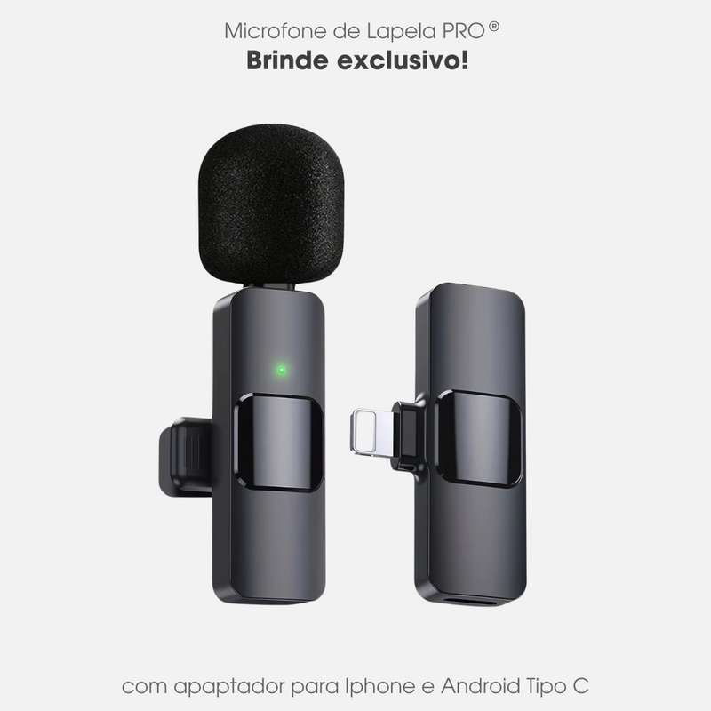 Kit Criadores - Brinde microfone de lapela Pro